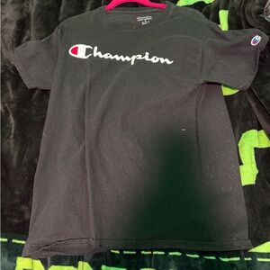 Champion men Black T-Shirt